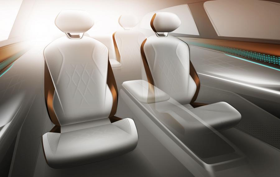 Интерьер Volkswagen I.D. Space Vizzion 2019 года  (фото 20 из 27)